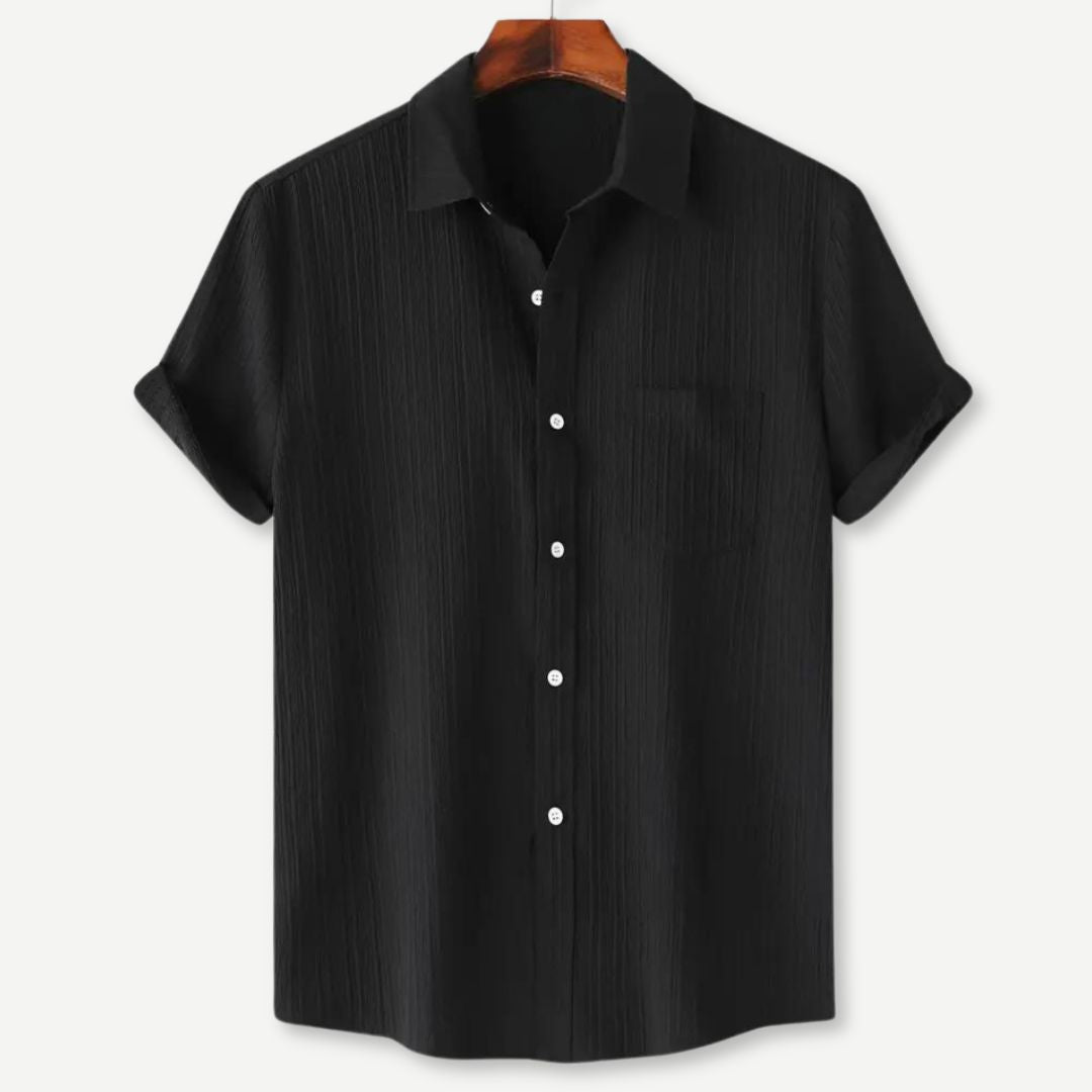 Herre T Shirt Letvægts Krøllet Design Åndbart Stof 3