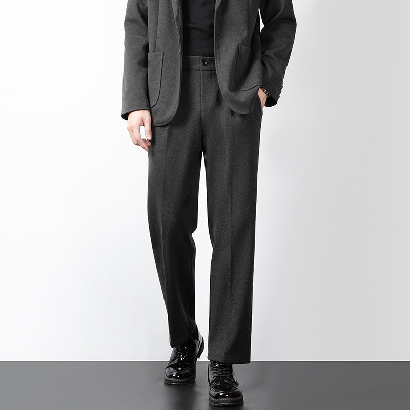 Herre Tailored Bukser Uldblanding Slim Fit 1