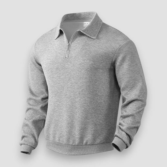 Herre Trøje med Lynlås Sporty Design til Mænd - Komfortabel og Moderne Trøje 4