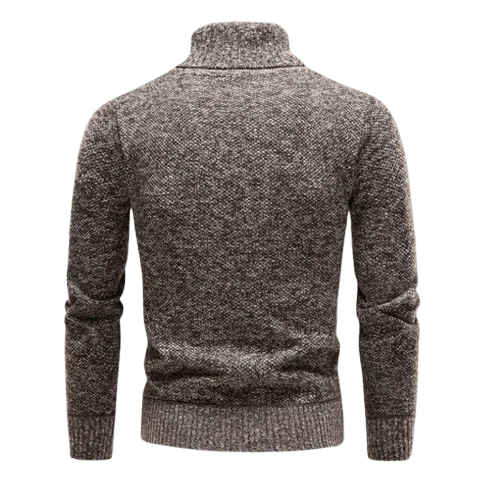 Herre Turtleneck Uldtrøje Klassisk Strik Sweater 6