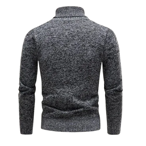Herre Turtleneck Uldtrøje Klassisk Strik Sweater 8