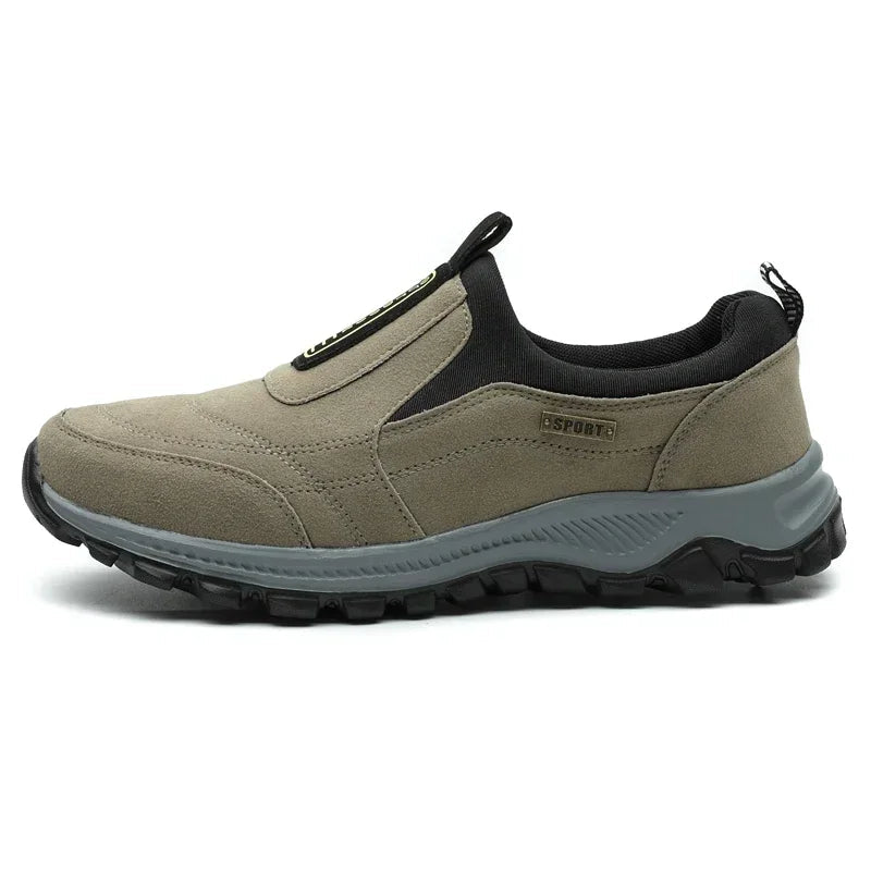 Herre Vandresko Slip-On Suede Læder Åndbar Casual 2