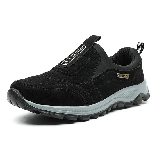 Herre Vandresko Slip-On Suede Læder Åndbar Casual 7