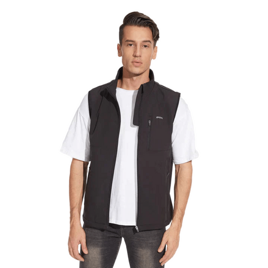 Herre Vest Med Opretstående Krave - Letvægts og Alsidig Vest Til Mænd 0