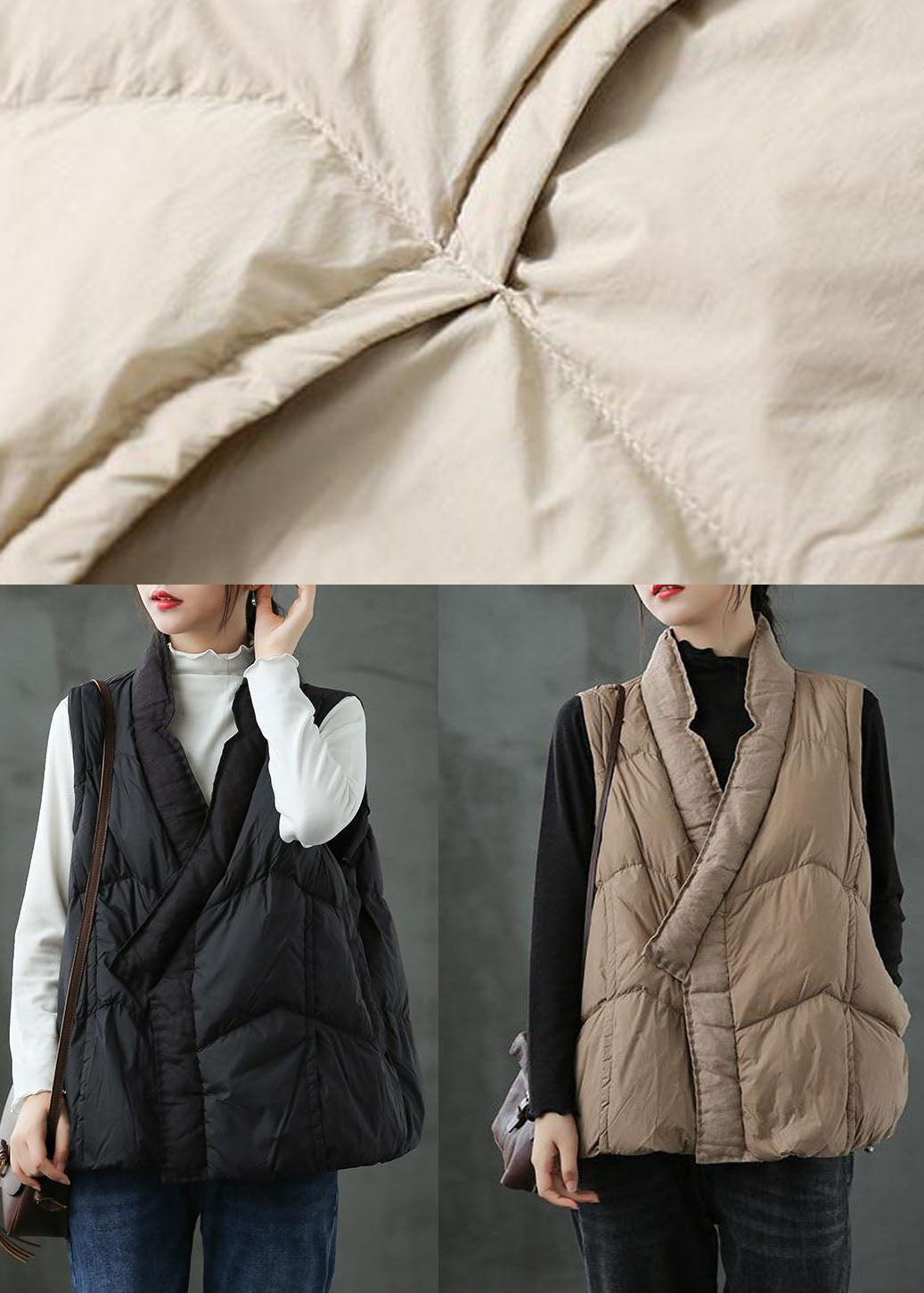 Herre Vest Puffer Til Vinter - Modern Loose Fit Design 4