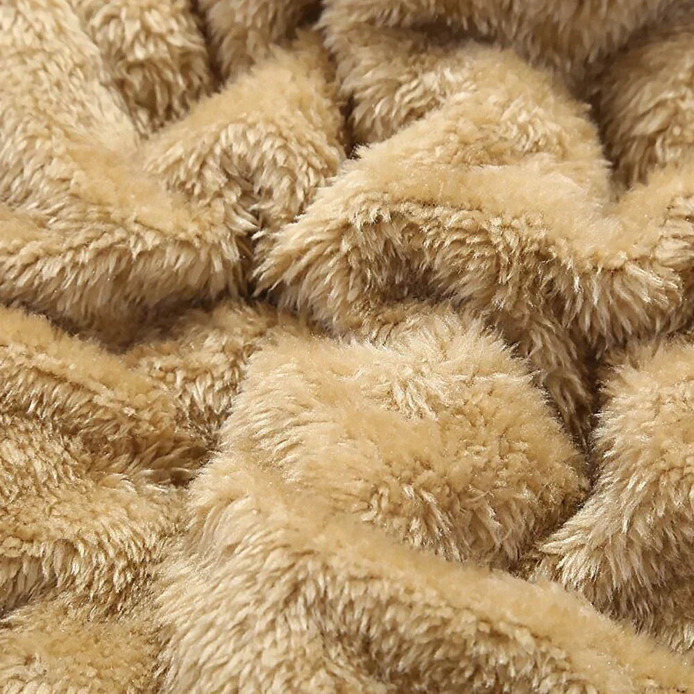 Herre Vinterjakke Med Aftagelig Hætte Blandet Stof 8