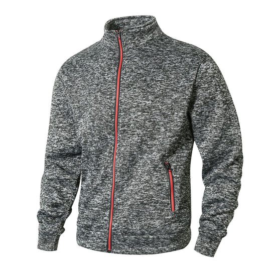 Herre Vinterjakke Zip-Up Fleece Foring Casual Jakke 1