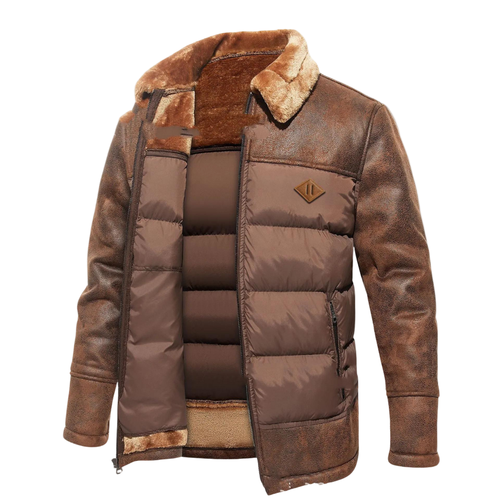 Herre Vinterjakke med Afslappet Pasform 0