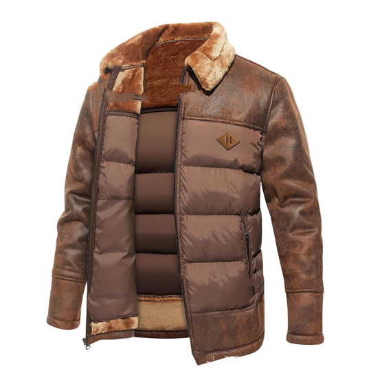 Herre Vinterjakke med Afslappet Pasform 0