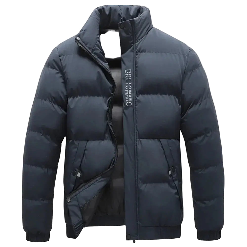 Herre Vinterjakke med Krave 0