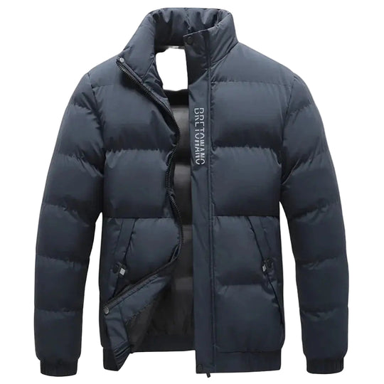 Herre Vinterjakke med Krave 0