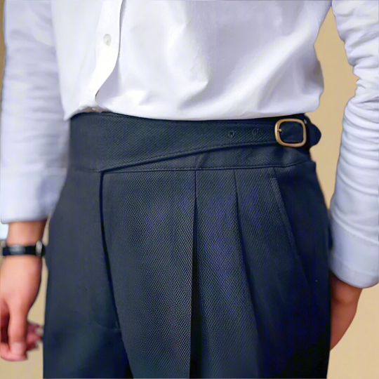 Herrebukser med høj talje og ergonomisk design 3