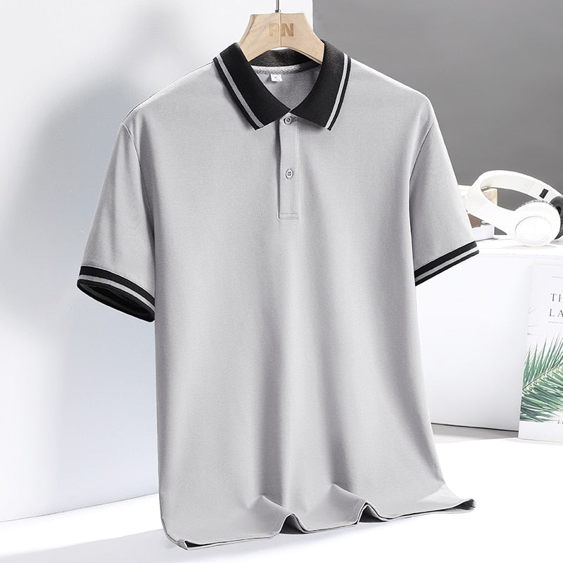 Herren Golf Polo Åndbar Casual Polyester 1