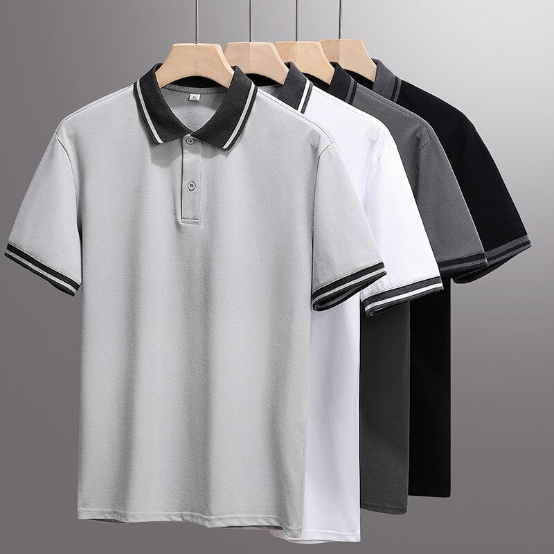 Herren Golf Polo Åndbar Casual Polyester 4