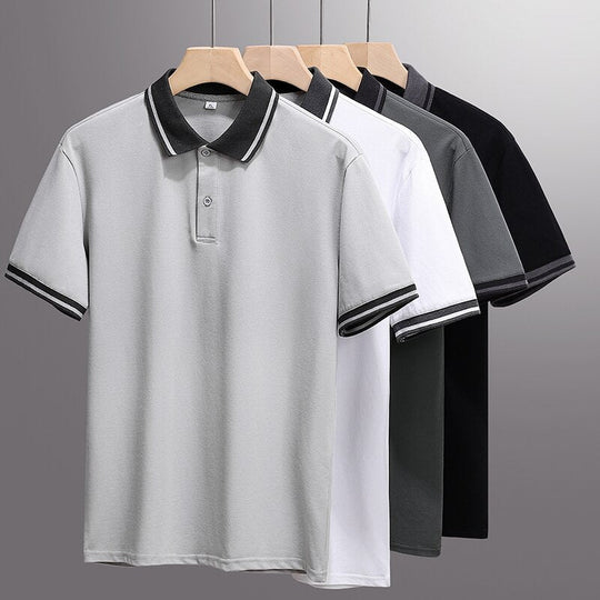 Herren Golf Polo Åndbar Casual Polyester 4