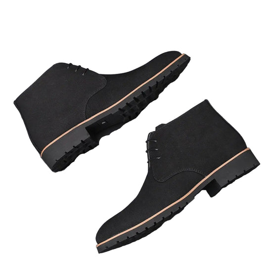 Herrers Ankelstøvler i Suede Læder 0