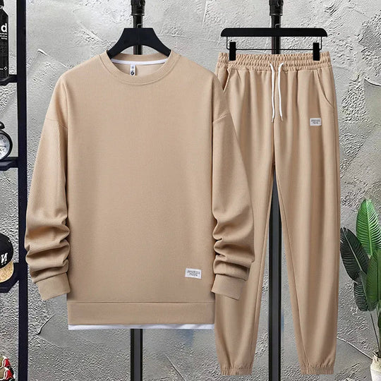 Herres To-delt Sæt Komfortabel Polyester 1