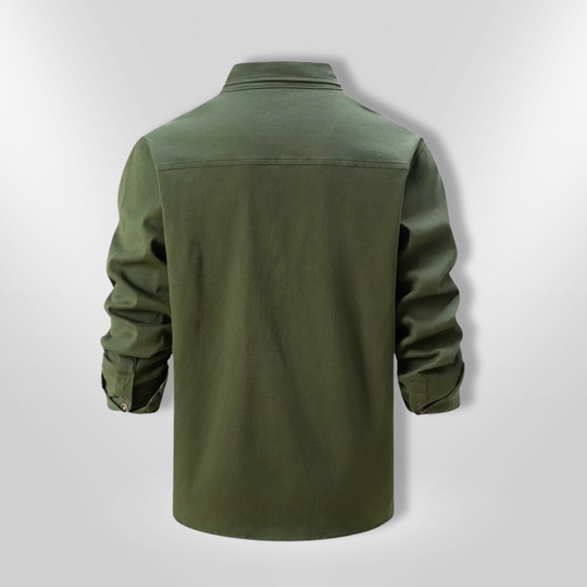 Herreskjorte Langærmet Slim Fit 100% Bomuld 4