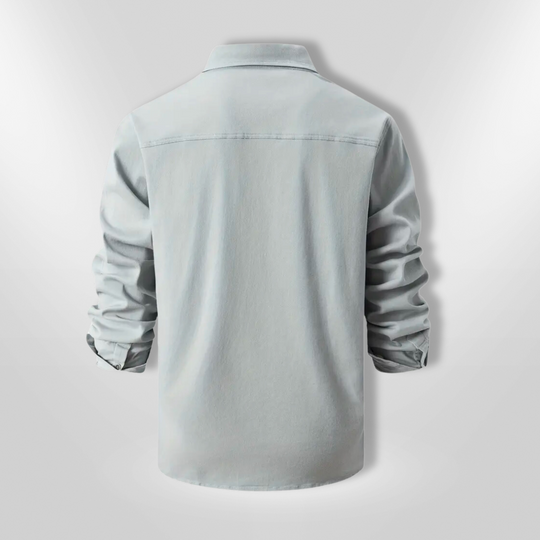 Herreskjorte Langærmet Slim Fit 100% Bomuld 7