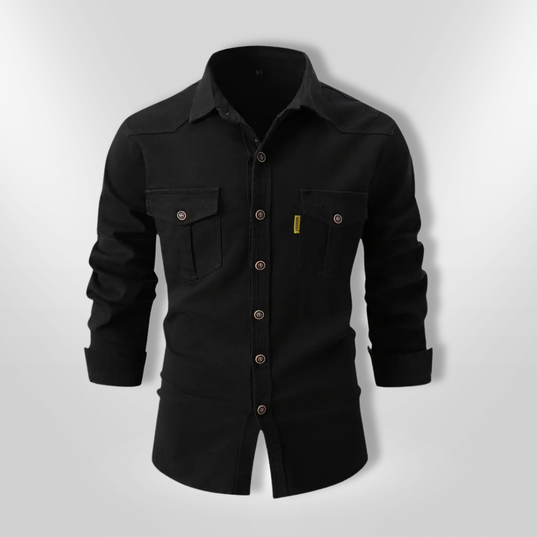 Herreskjorte Langærmet Slim Fit 100% Bomuld 9