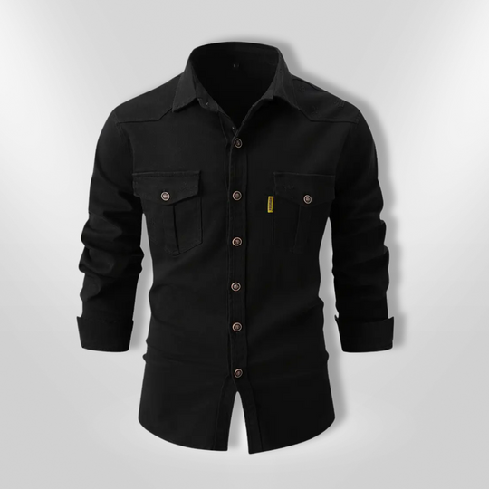Herreskjorte Langærmet Slim Fit 100% Bomuld 9