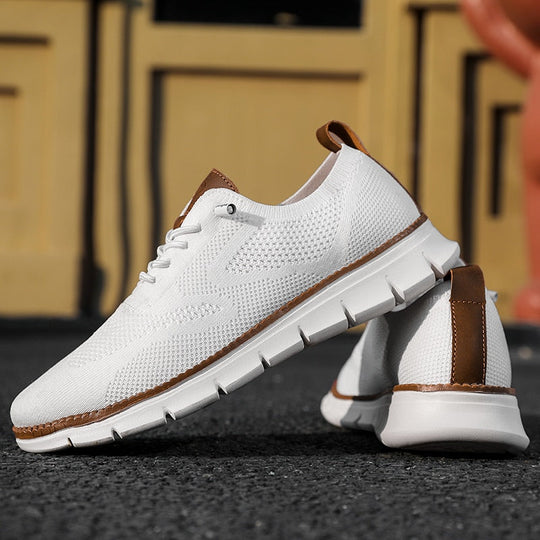 Herresko Flyknit Sneakers Casual Letvægts Åndbar 1