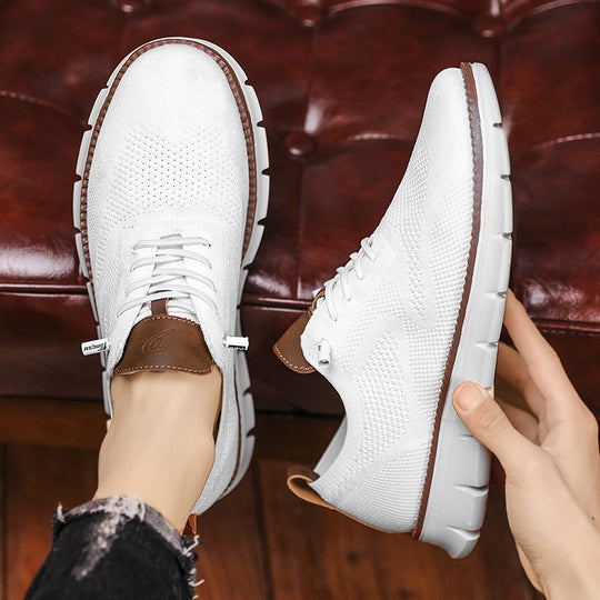 Herresko Flyknit Sneakers Casual Letvægts Åndbar 2