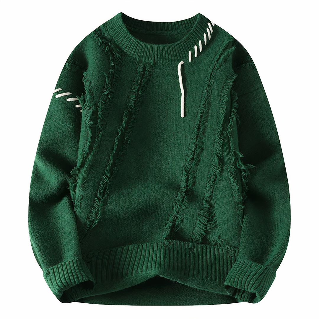 Herresweater Patchwork Stil 6