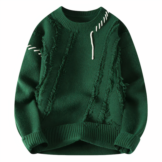 Herresweater Patchwork Stil 6