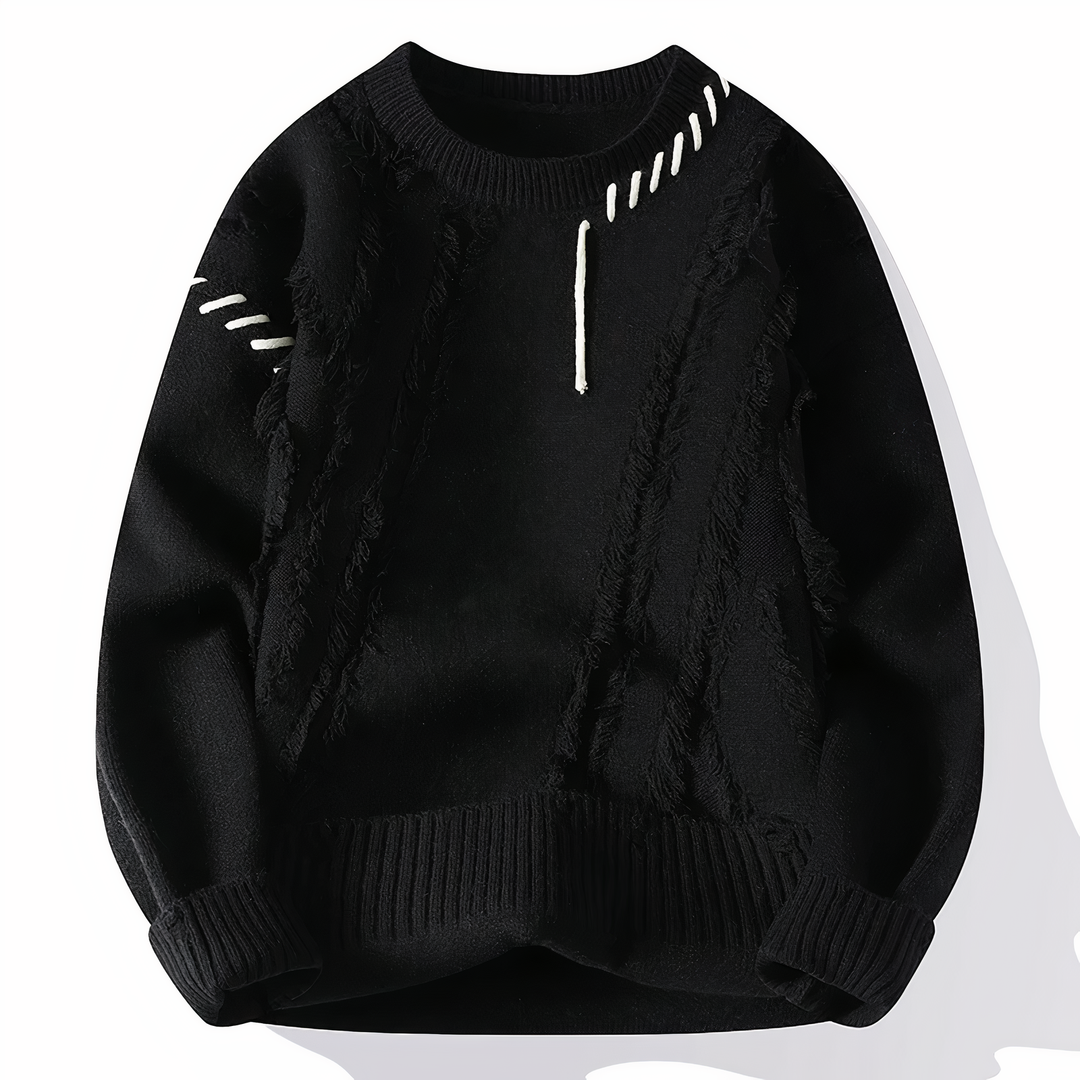 Herresweater Patchwork Stil 8