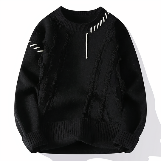 Herresweater Patchwork Stil 8