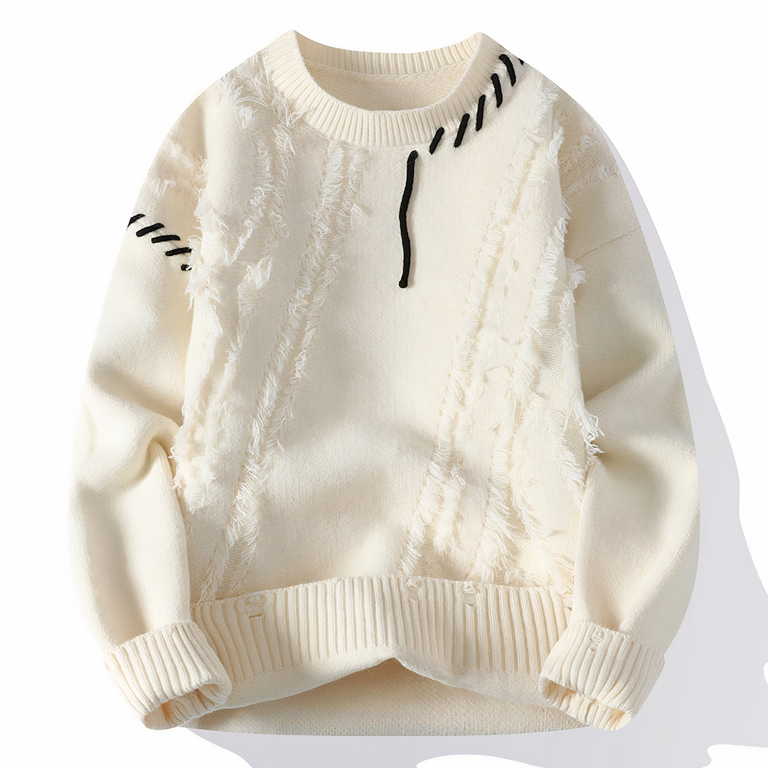 Herresweater Patchwork Stil 9