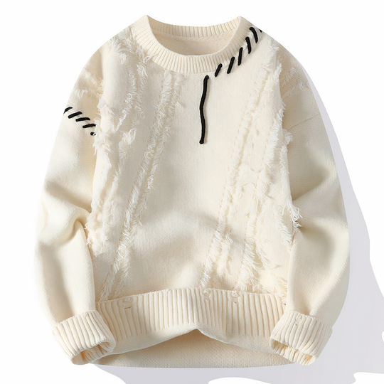 Herresweater Patchwork Stil 9