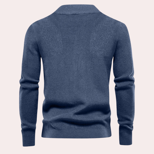 Herresweater Strikket Klassisk Stil 2