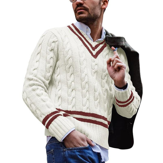 Herresweater Strikket til Efteråret 1