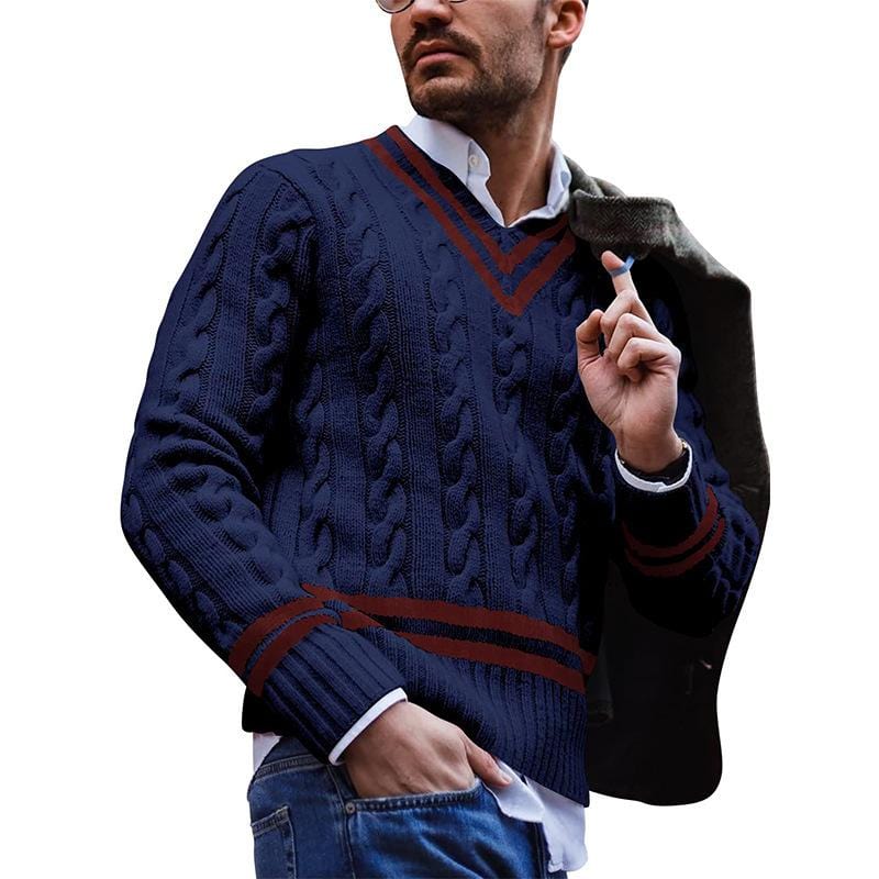 Herresweater Strikket til Efteråret 3