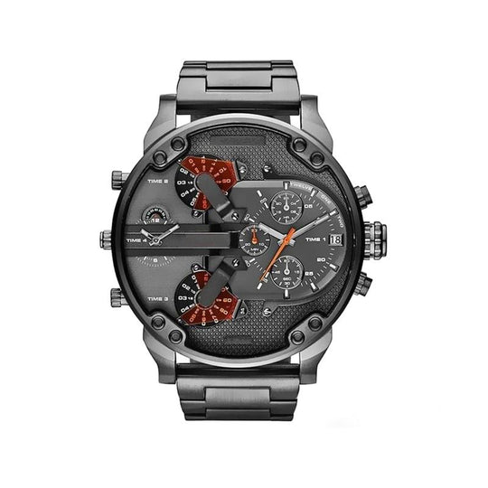 Herreur Chronograph Med Rund Skive & Vandafvisende Design 17
