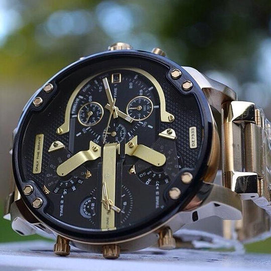 Herreur Chronograph Med Rund Skive & Vandafvisende Design 4