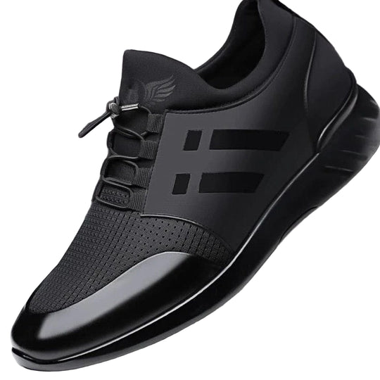 Herrskor i PU-läder med Slitstærk Gummi 0