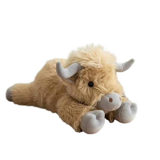 Highland Cattle Plyslegetøj med Rustik Charme 0