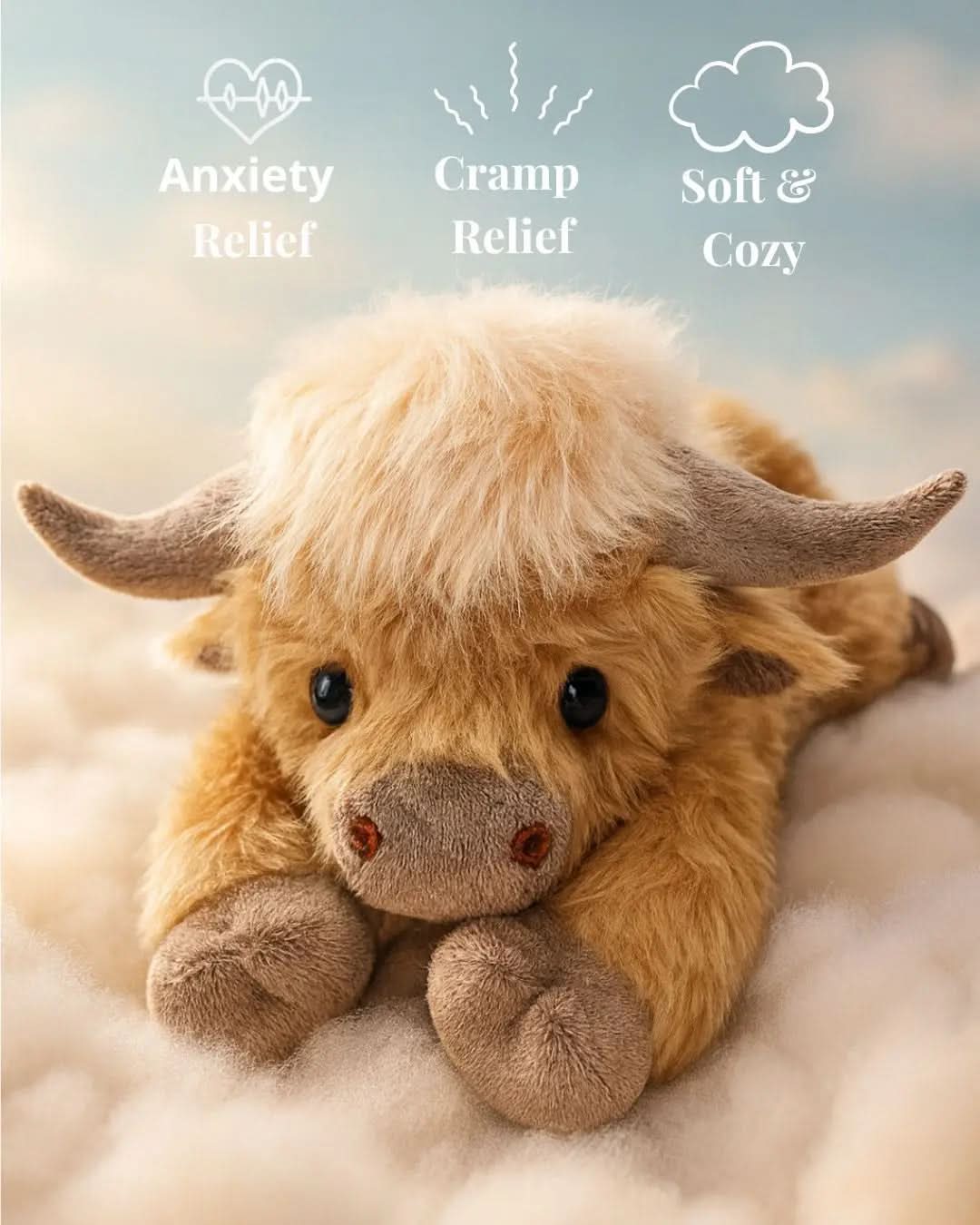 Highland Cattle Plyslegetøj med Rustik Charme 2
