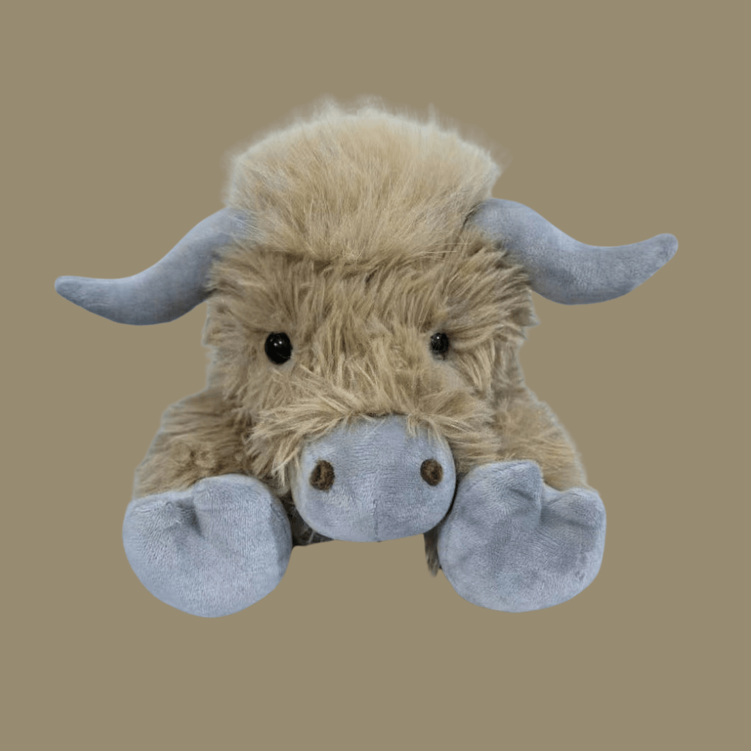 Highland Cattle Plyslegetøj med Rustik Charme 4