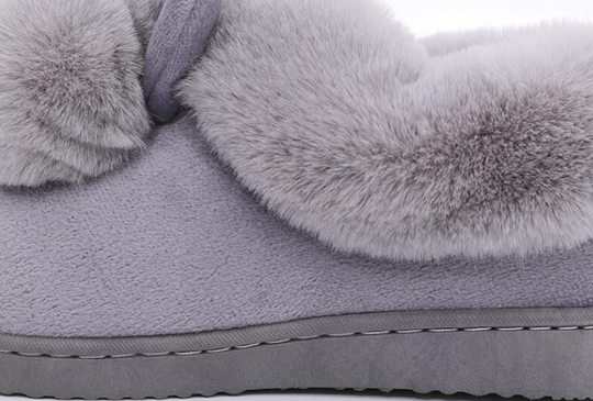 Hjemmesko Dame Med Kaninmotiv Komfortable Slides 6