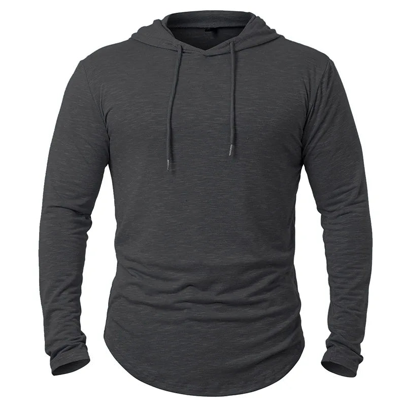 Hoodies Mænd Letvægts Sport Hættetrøje Polyester/Cotton/Spandex 11
