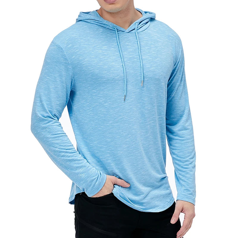 Hoodies Mænd Letvægts Sport Hættetrøje Polyester/Cotton/Spandex 3