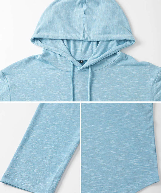 Hoodies Mænd Letvægts Sport Hættetrøje Polyester/Cotton/Spandex 5