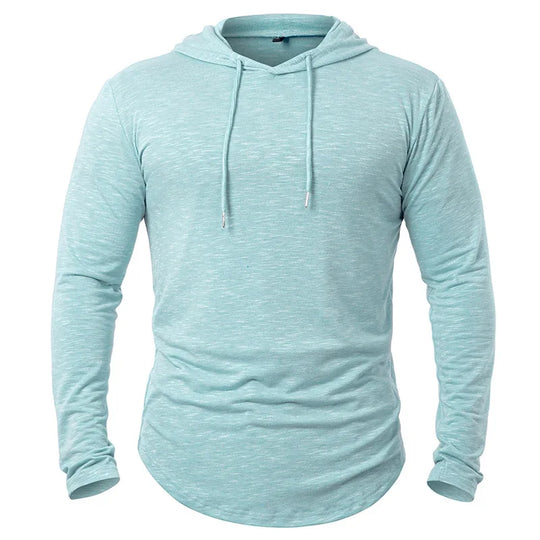Hoodies Mænd Letvægts Sport Hættetrøje Polyester/Cotton/Spandex 7