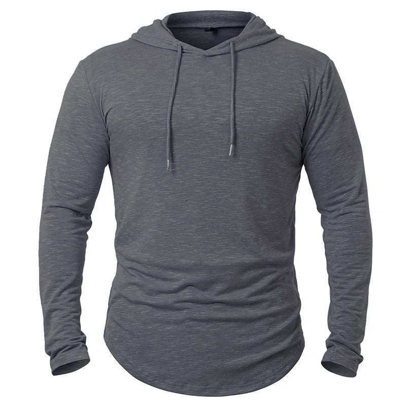 Hoodies Mænd Letvægts Sport Hættetrøje Polyester/Cotton/Spandex 9