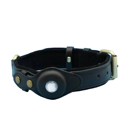 Hundehalsbånd Med AirTag Holder - Robust Og Vandtæt Design 0