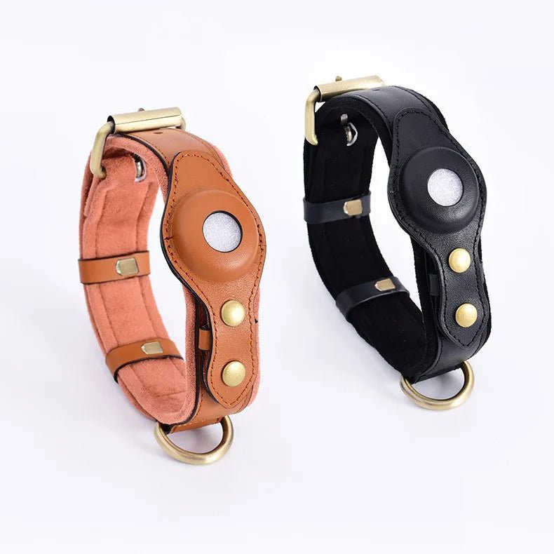 Hundehalsbånd Med AirTag Holder - Robust Og Vandtæt Design 3
